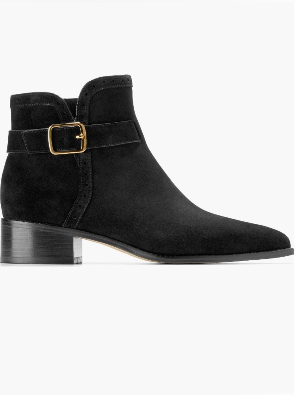 NWT Cole Haan Norella Bootie Black Suede Ankle Boots